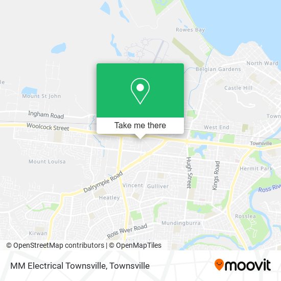 Mapa MM Electrical Townsville