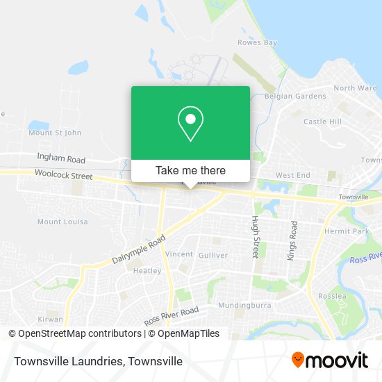 Mapa Townsville Laundries