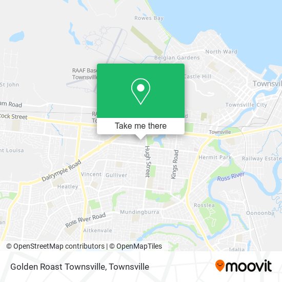 Golden Roast Townsville map