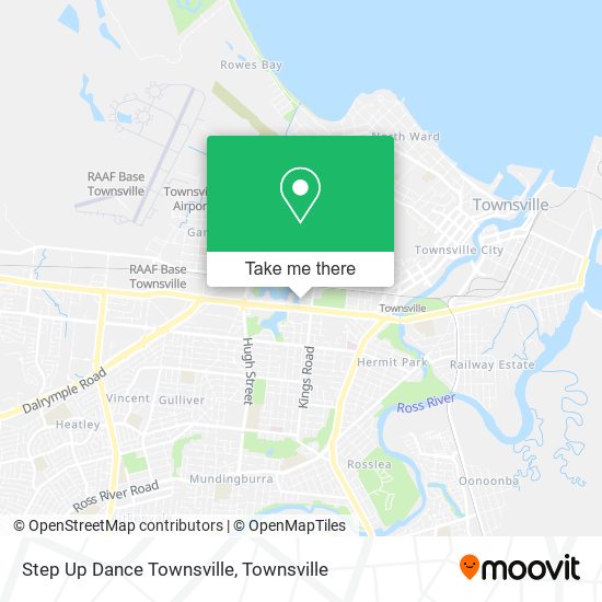 Step Up Dance Townsville map