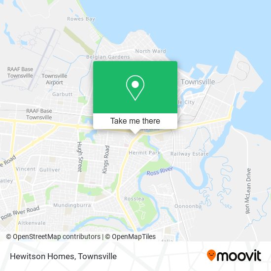 Hewitson Homes map