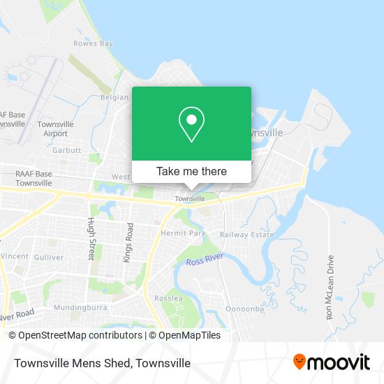 Mapa Townsville Mens Shed