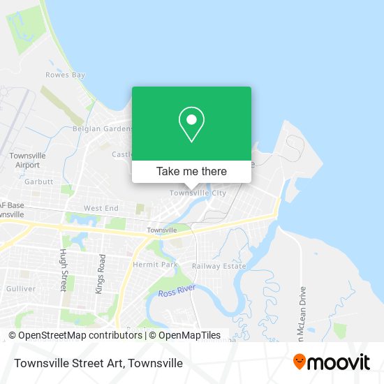 Townsville Street Art map