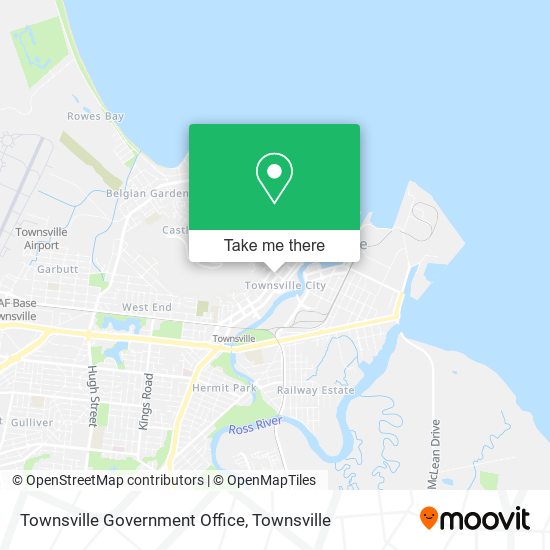 Mapa Townsville Government Office