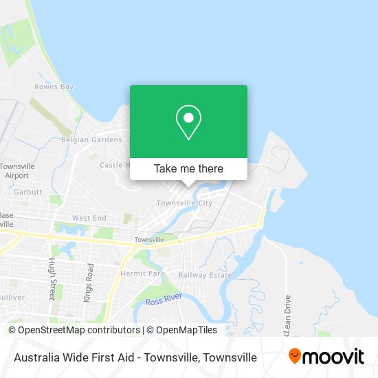 Mapa Australia Wide First Aid - Townsville