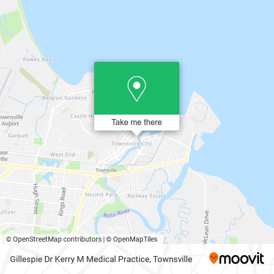 Mapa Gillespie Dr Kerry M Medical Practice