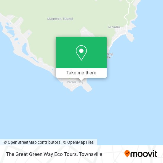 The Great Green Way Eco Tours map