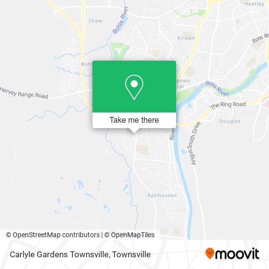 Carlyle Gardens Townsville map