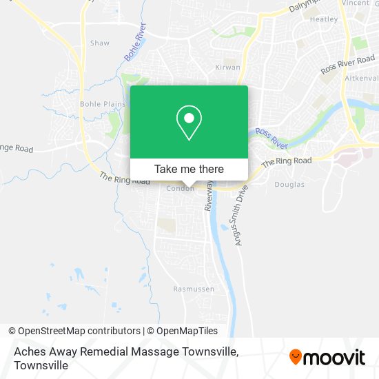 Aches Away Remedial Massage Townsville map