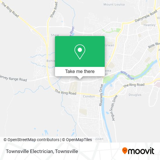 Townsville Electrician map