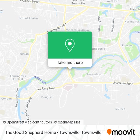 The Good Shepherd Home - Townsville map