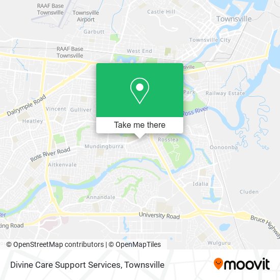 Divine Care Support Services map