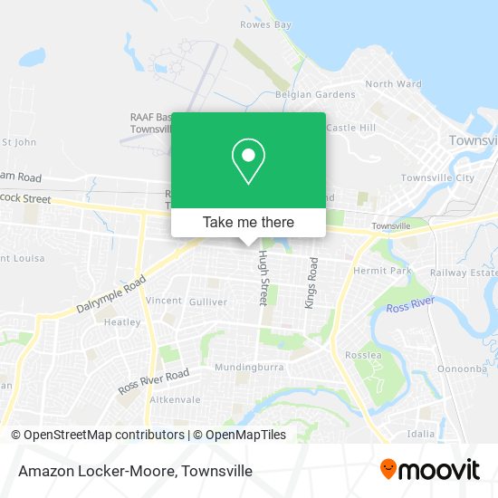 Mapa Amazon Locker-Moore