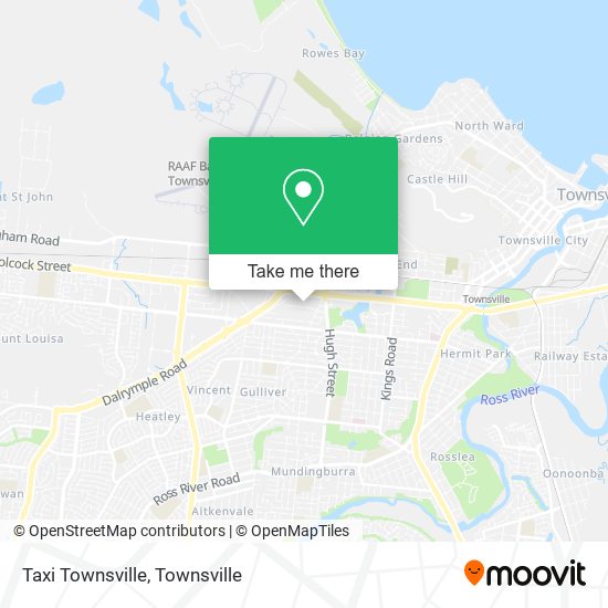 Mapa Taxi Townsville