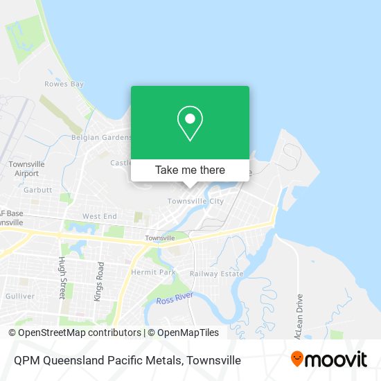 Mapa QPM Queensland Pacific Metals