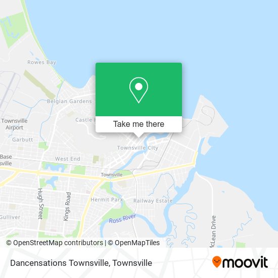 Dancensations Townsville map