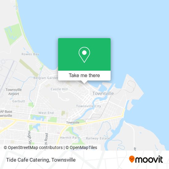 Tide Cafe Catering map