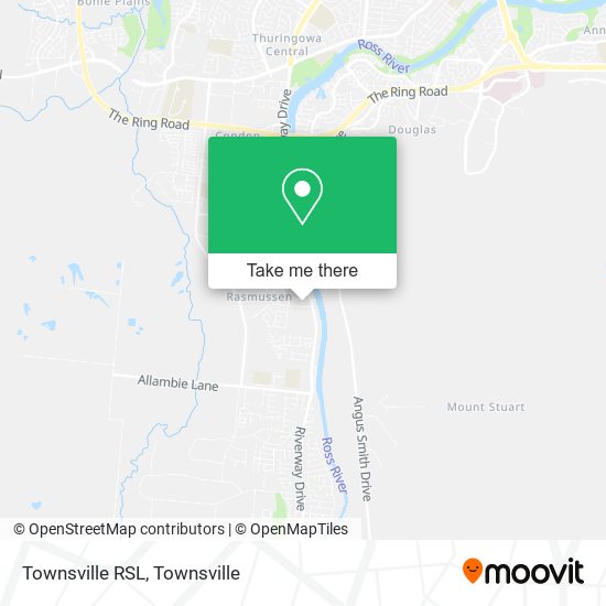 Townsville RSL map