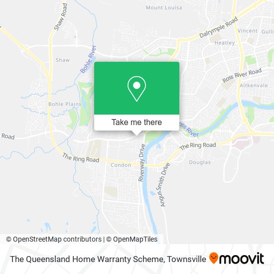 The Queensland Home Warranty Scheme map