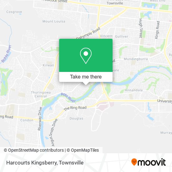 Harcourts Kingsberry map