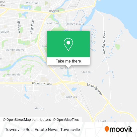 Townsville Real Estate News map