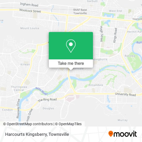 Mapa Harcourts Kingsberry