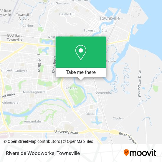 Riverside Woodworks map