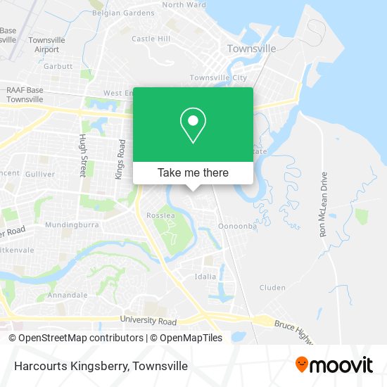 Harcourts Kingsberry map
