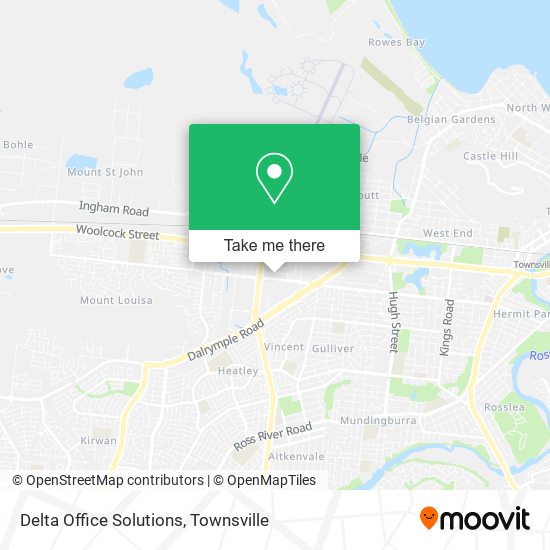 Delta Office Solutions map
