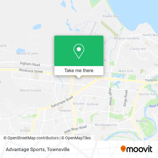 Advantage Sports map