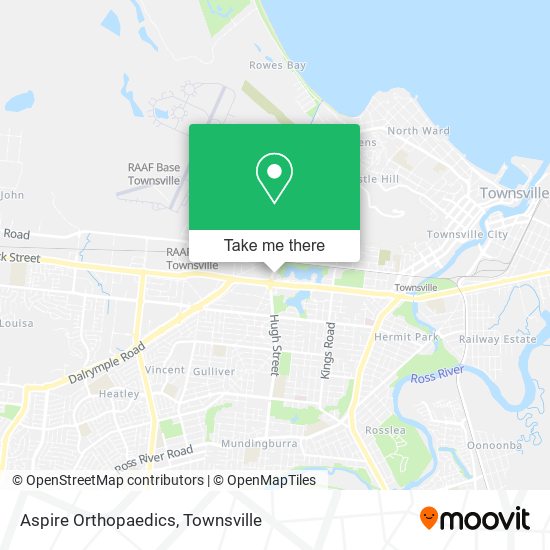 Aspire Orthopaedics map