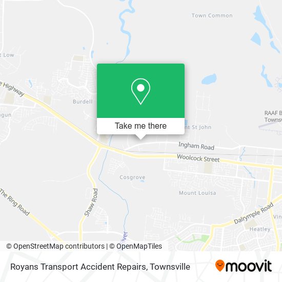 Royans Transport Accident Repairs map