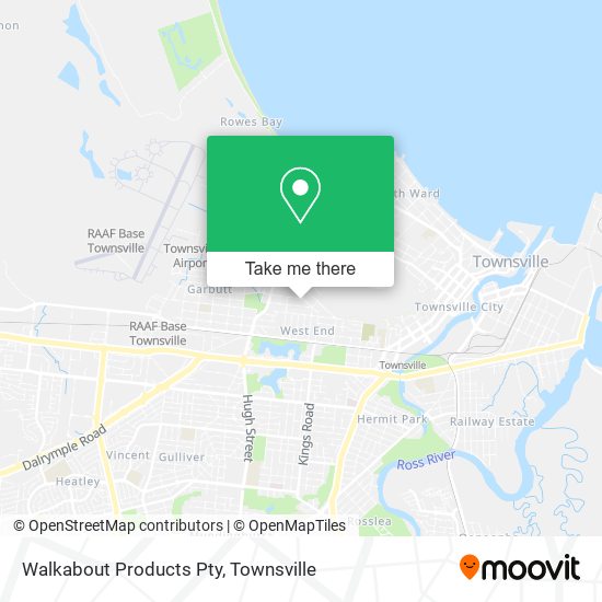 Walkabout Products Pty map