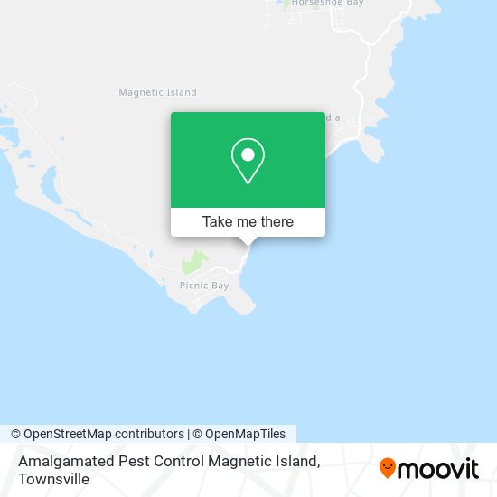 Amalgamated Pest Control Magnetic Island map