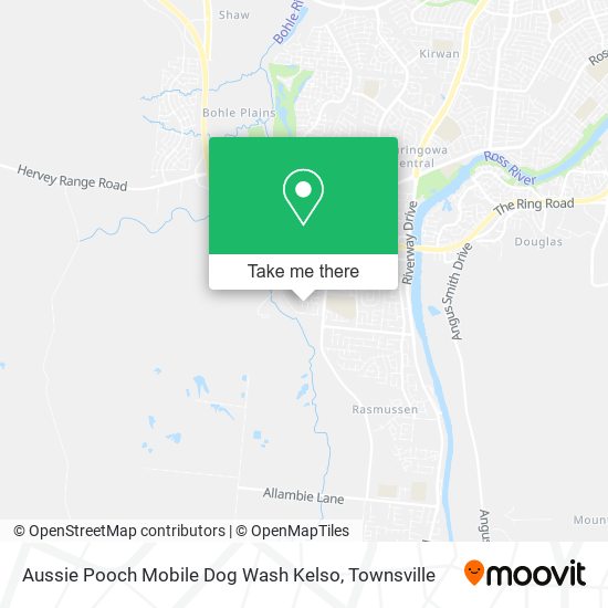 Aussie Pooch Mobile Dog Wash Kelso map