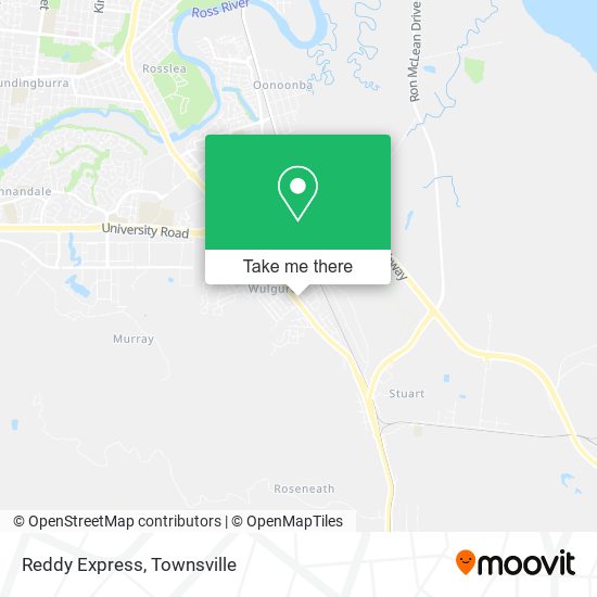 Reddy Express map