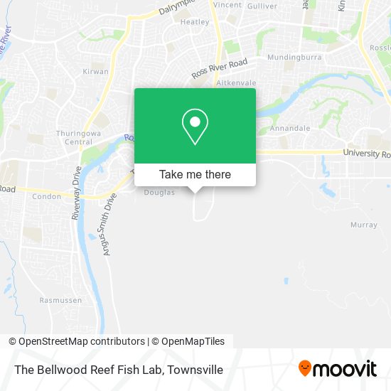 The Bellwood Reef Fish Lab map