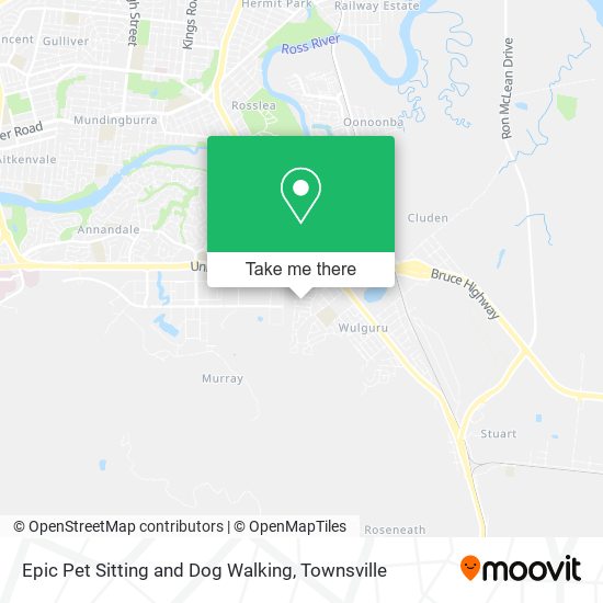 Epic Pet Sitting and Dog Walking map