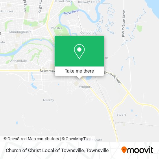 Church of Christ Local of Townsville map