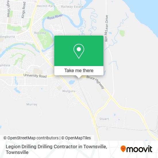 Mapa Legion Drilling Drilling Contractor in Townsville