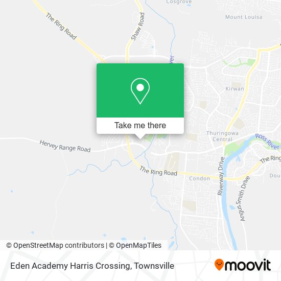Eden Academy Harris Crossing map