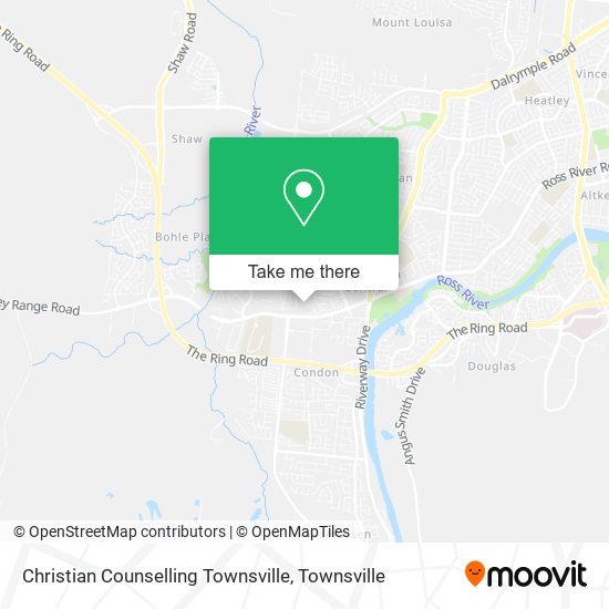 Christian Counselling Townsville map