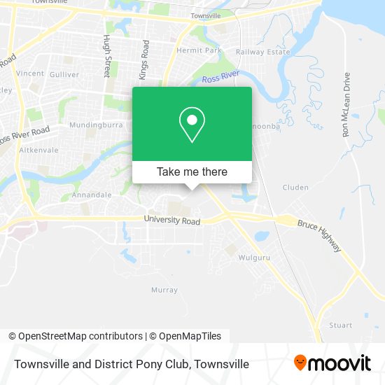 Townsville and District Pony Club map