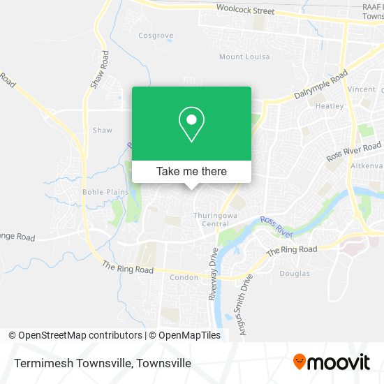 Mapa Termimesh Townsville