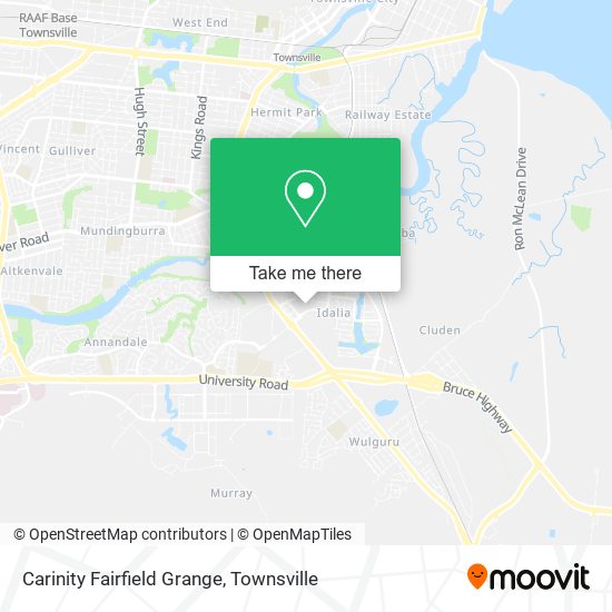 Carinity Fairfield Grange map