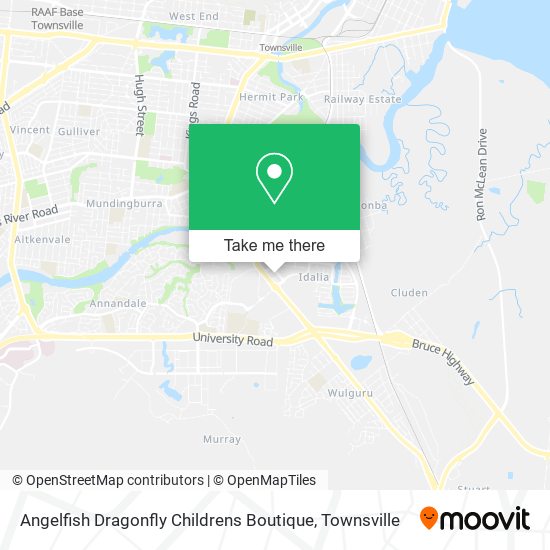 Angelfish Dragonfly Childrens Boutique map