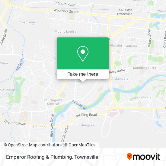 Emperor Roofing & Plumbing map