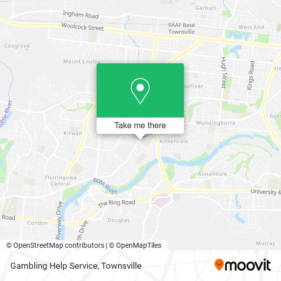 Mapa Gambling Help Service