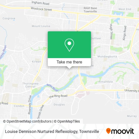 Louise Dennison Nurtured Reflexology map