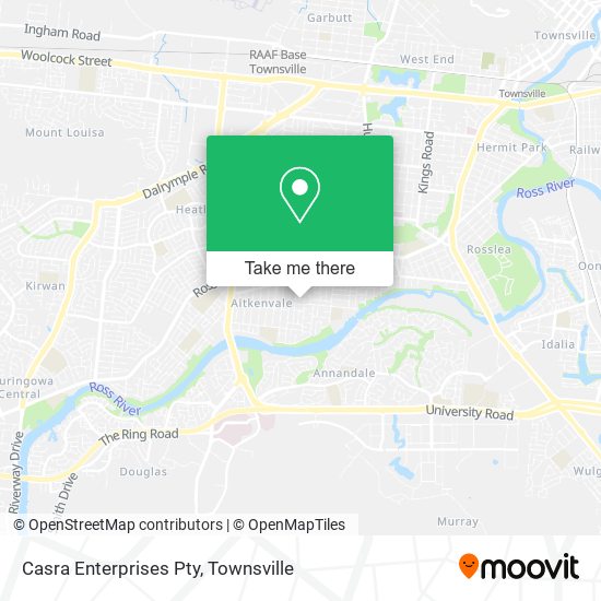 Casra Enterprises Pty map